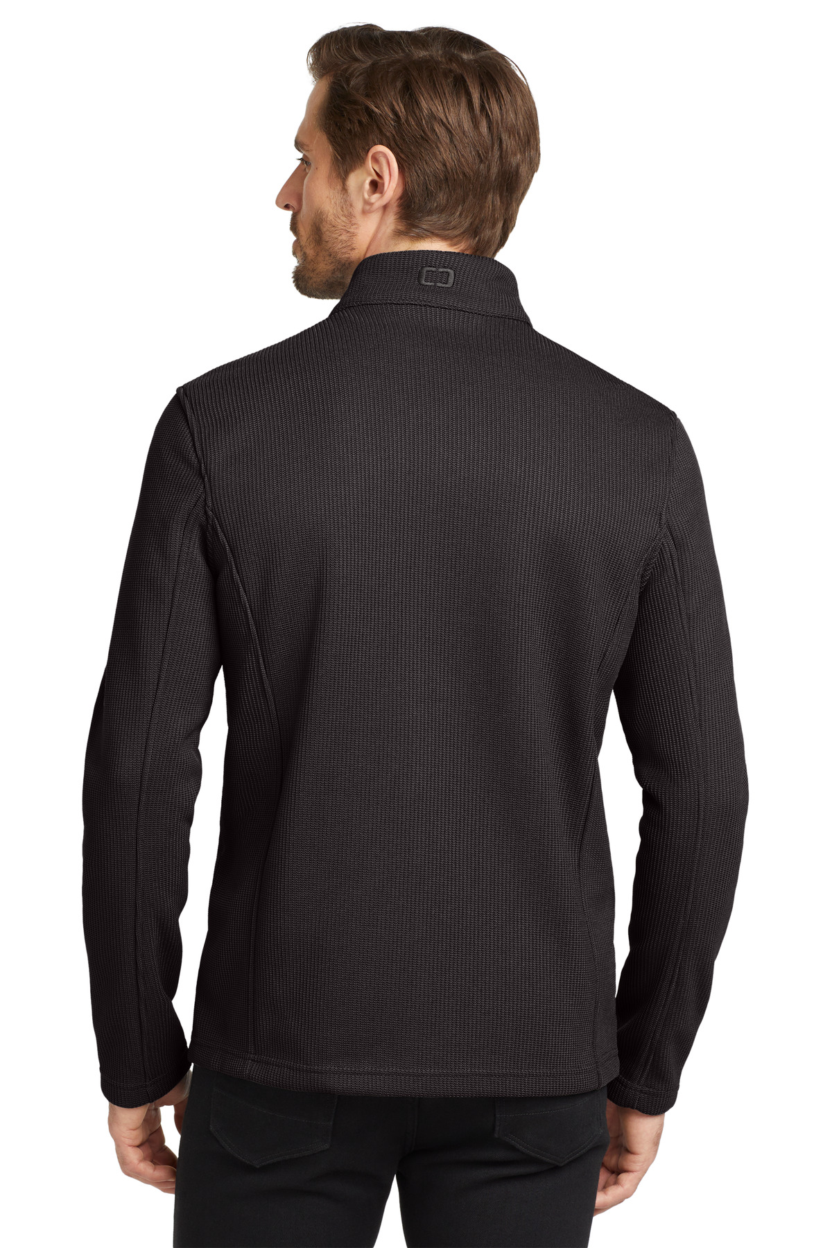 OGIO  ®  Grit Fleece Jacket. OG727 - Back Model