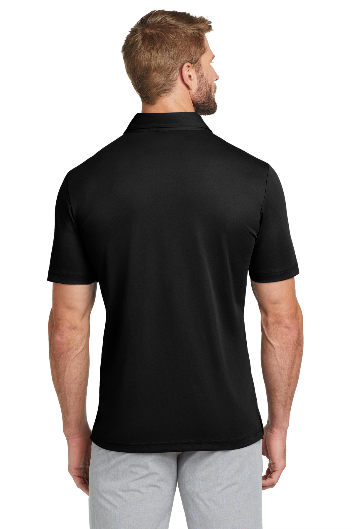 TravisMathew Oceanside Solid Polo. TM1MU411 - Back Model