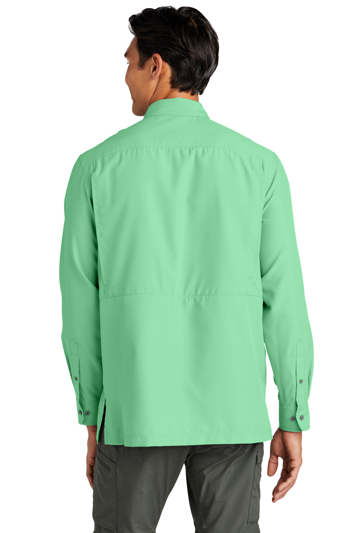 Port Authority ®  Long Sleeve UV Daybreak Shirt W960 - Back Model