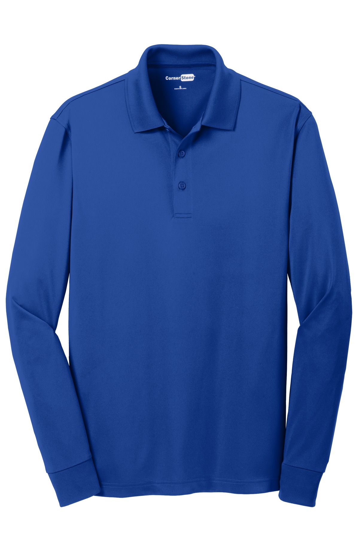 CornerStone ®  Select Snag-Proof Long Sleeve Polo. CS412LS - Front Flat