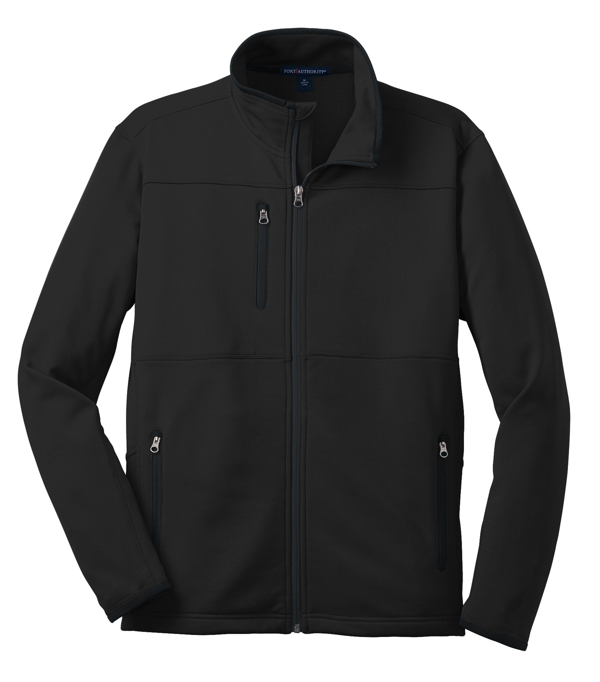 Port Authority ®  Pique Fleece Jacket. F222 - Front Flat