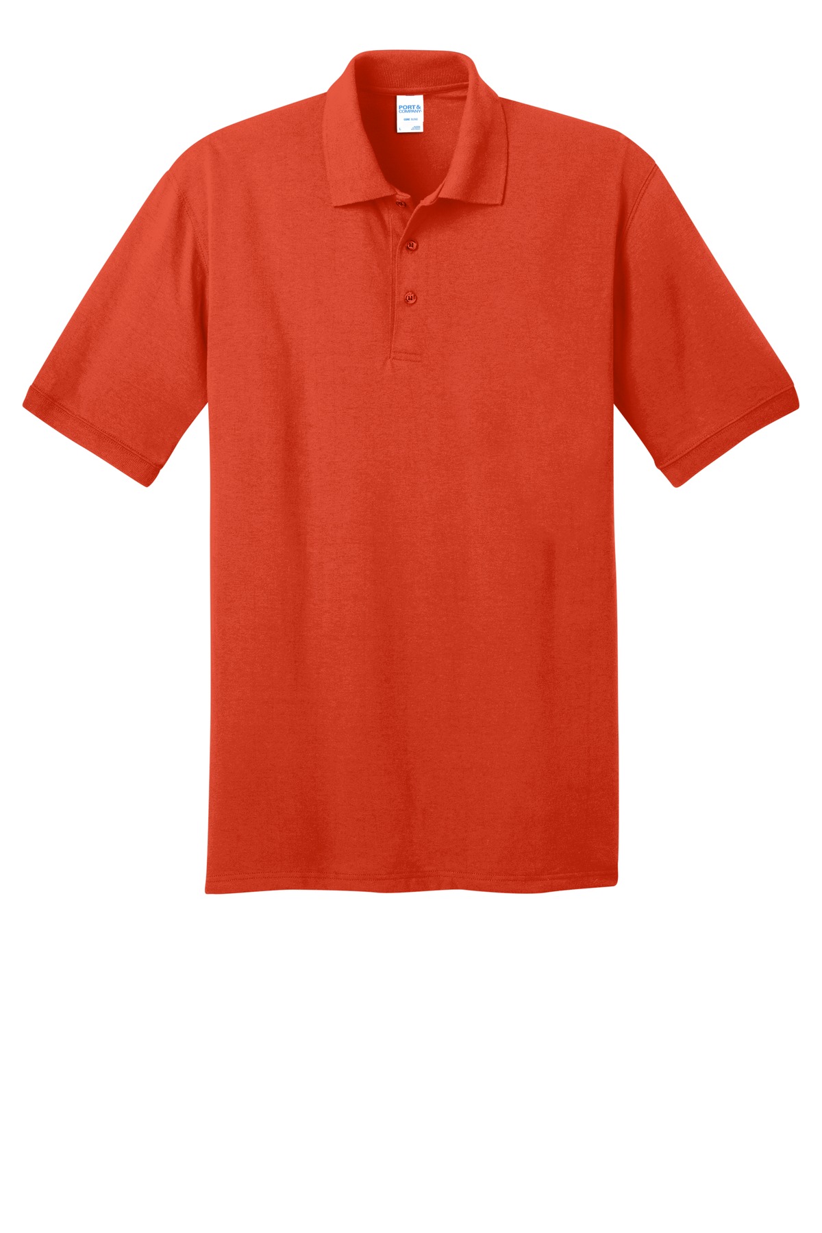 Port & Co ™  Core Blend Jersey Knit Polo. KP55 - Front Flat