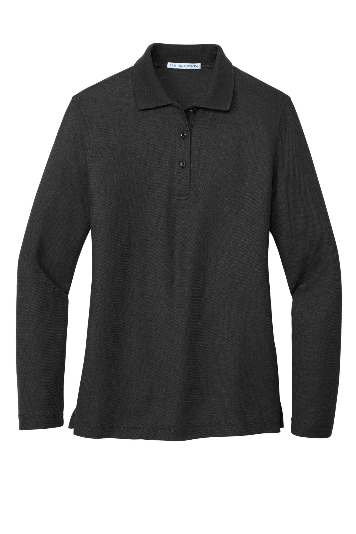 Port Authority ®  Women's Silk Touch™ Long Sleeve Polo.  L500LS - Front Flat