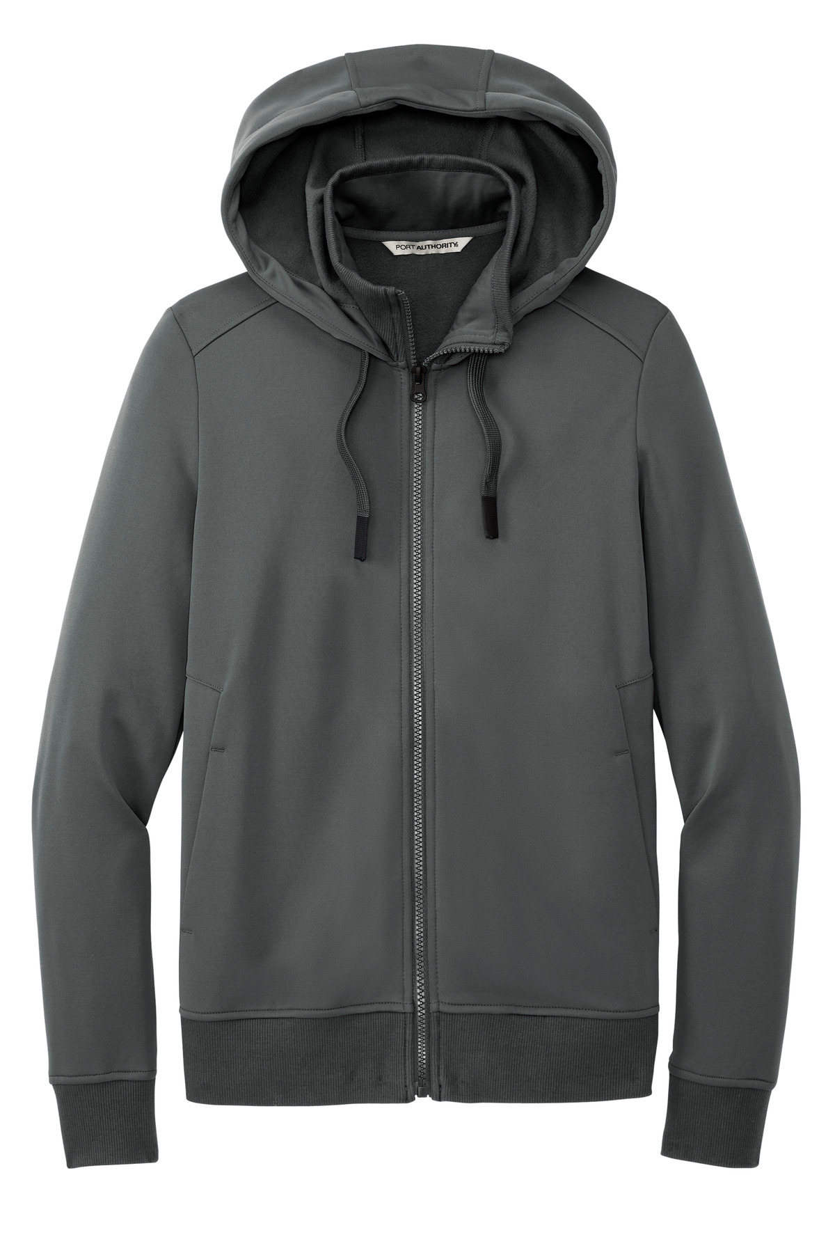 Port Authority ®  Women's Smooth Fleece Hooded Jacket L814 - Front Flat