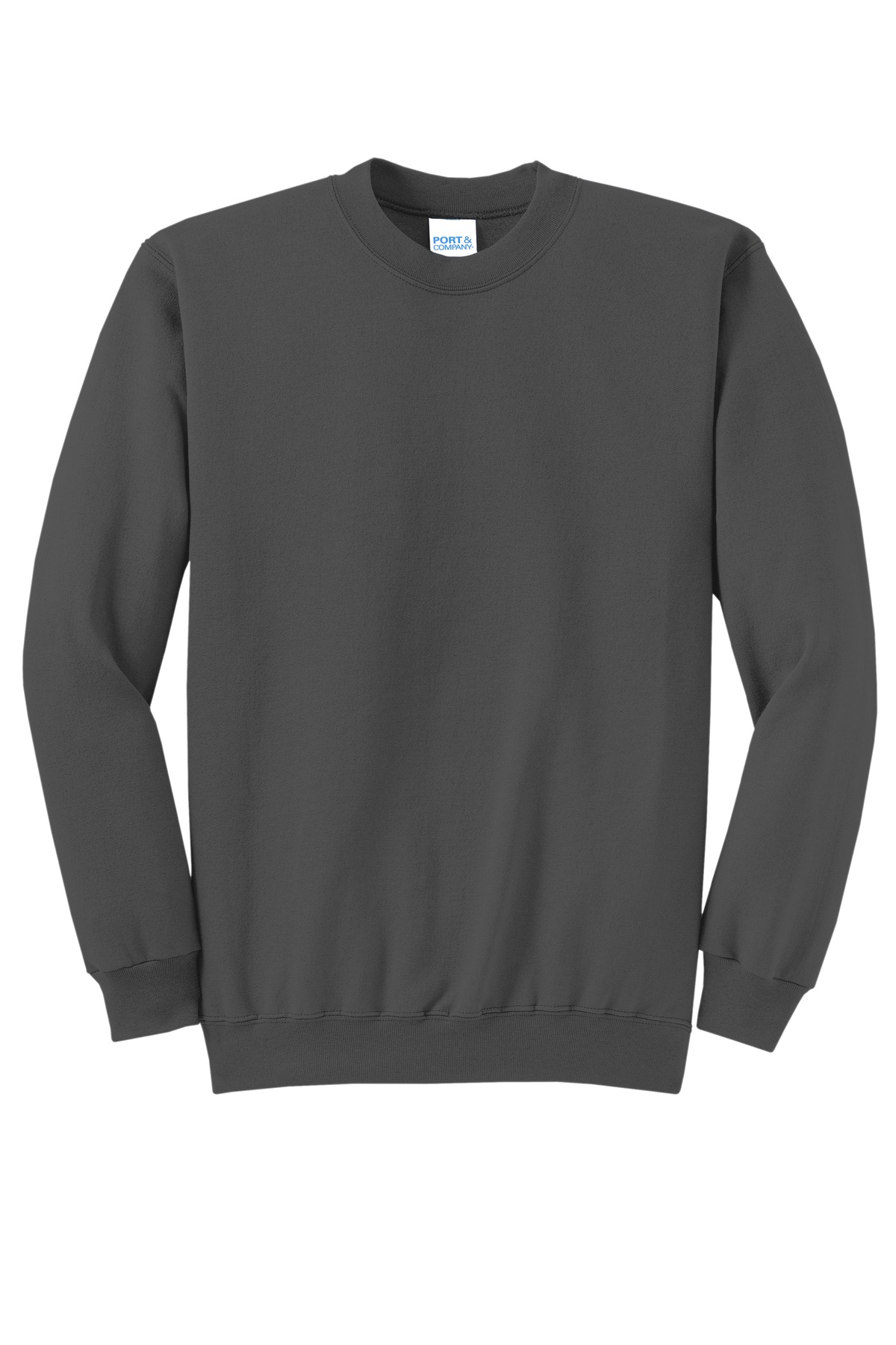 Port & Co ™  Core Fleece Crewneck Sweatshirt. PC78 - Front Flat