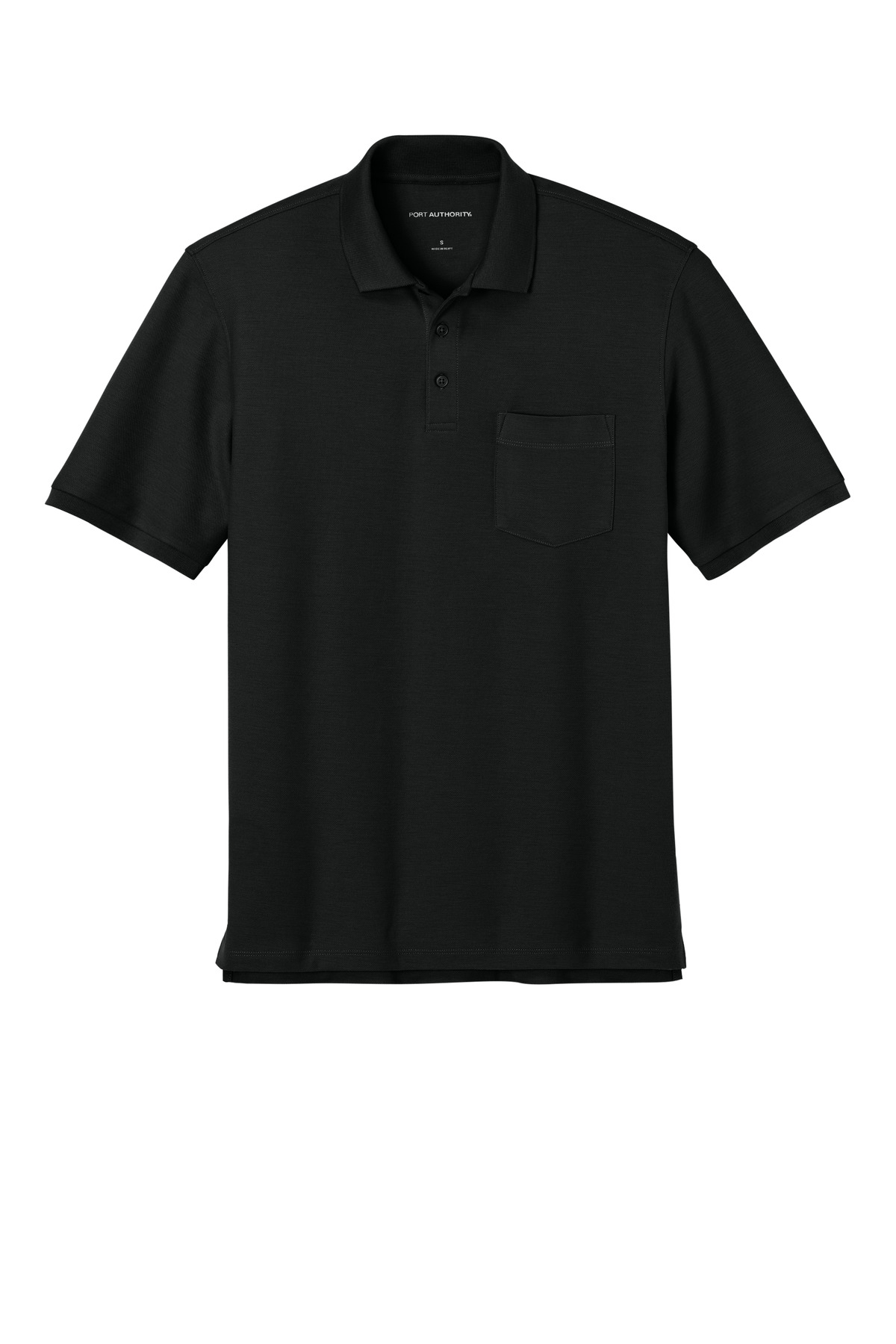 Port Authority ®  Tall Wearever Signature Pique Pocket Polo TLK200P - Front Flat