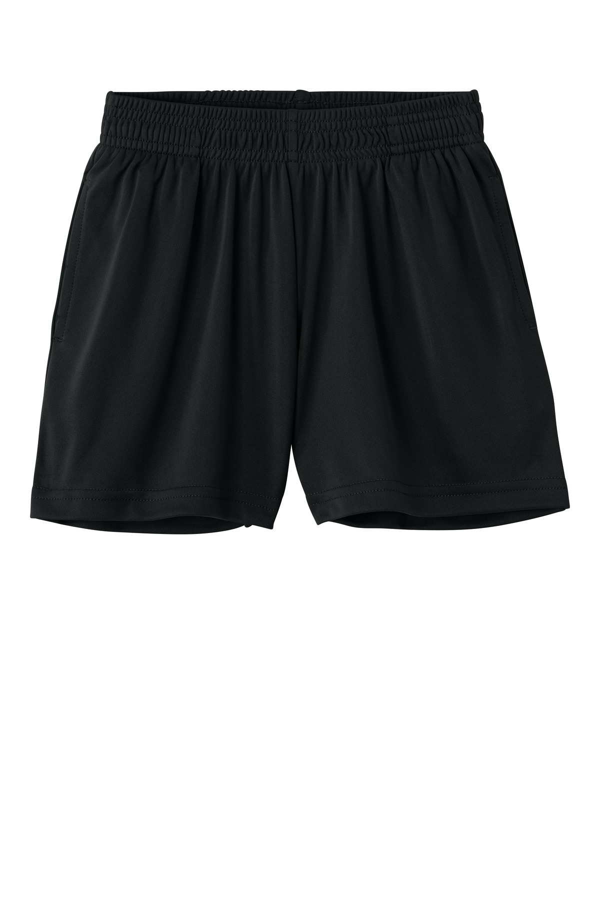 Sport-Tek ®  Youth PosiCharge ®  Competitor ™  5' Pocketed Short YST349P - Front Flat