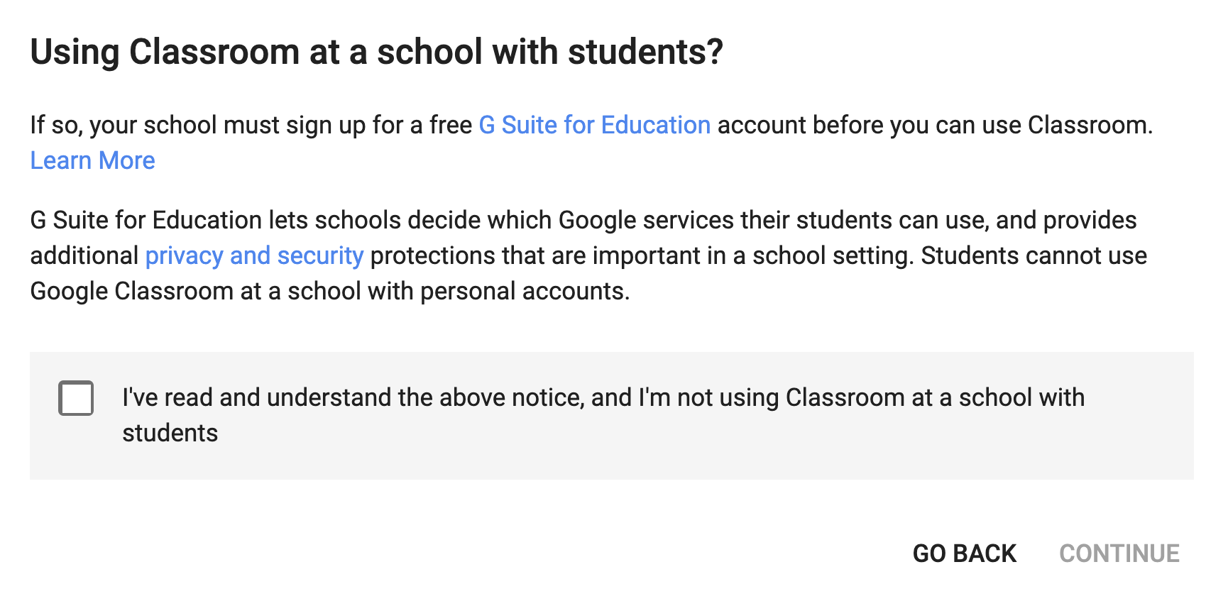 Google Classroom for Non-G Suite Schools