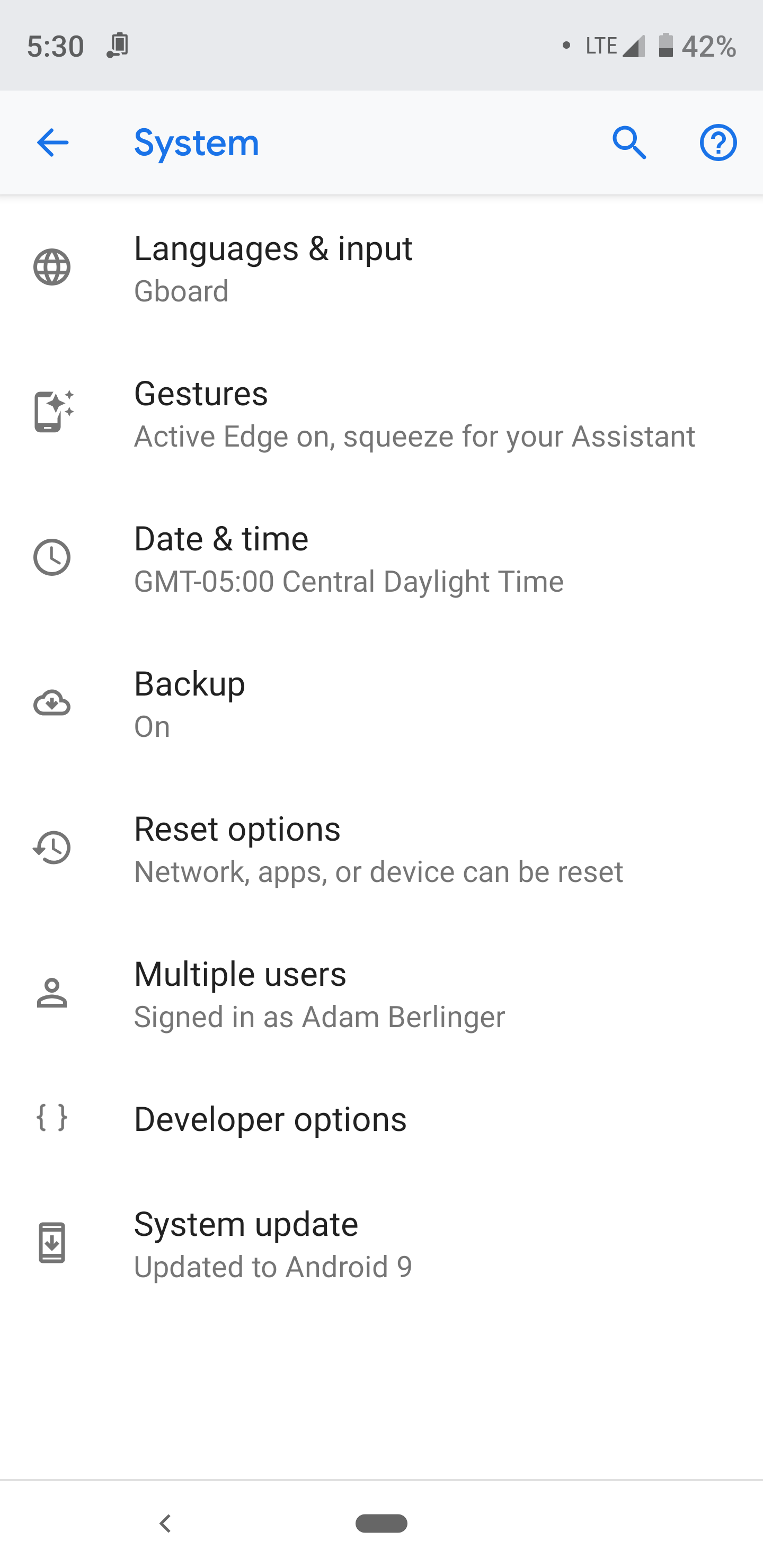 google dark mode switch off