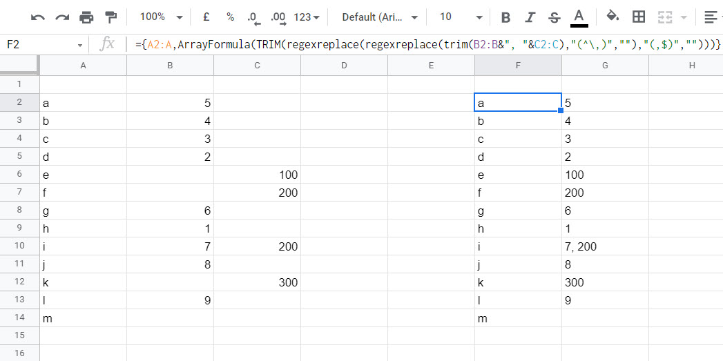 How To Combine 3 Columns Into 2 Google Docs Editors Community