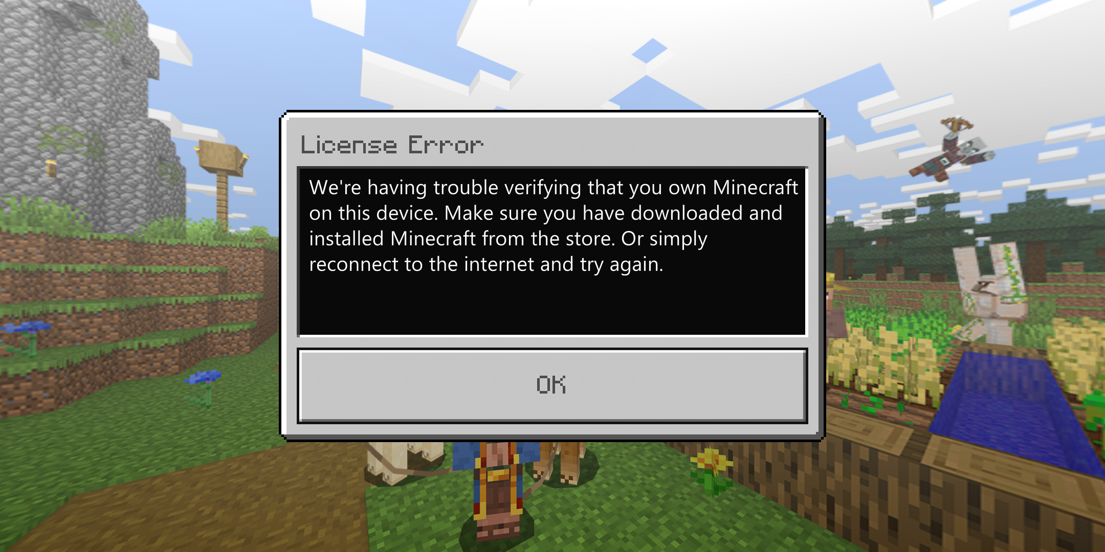 Minecraft error mod. Ошибка лицензии в МАЙНКРАФТЕ. Ошибка лицензии майнкрафт Earth. Что делать если в МАЙНКРАФТЕ ошибка лицензии. Ошибка лицензии майнкрафт на андроид.