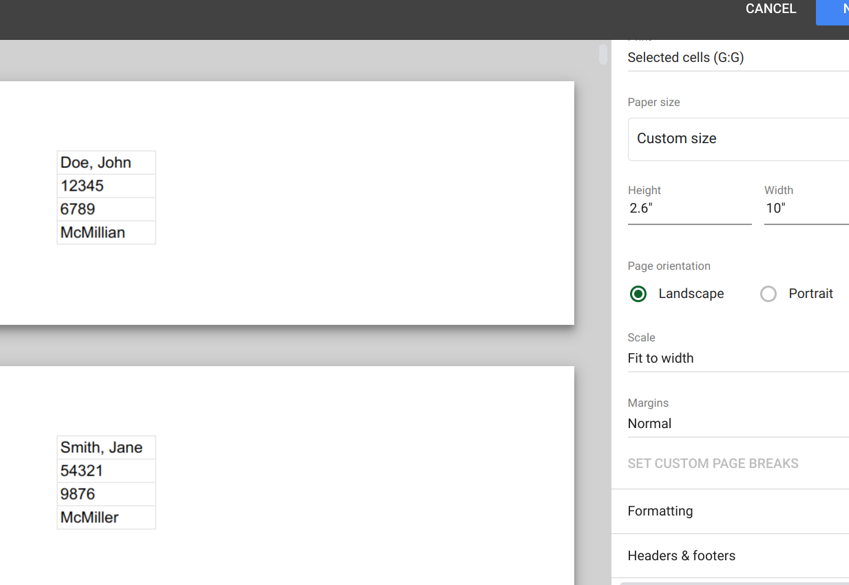 How to print on 3x5 index card google docs copaxworx