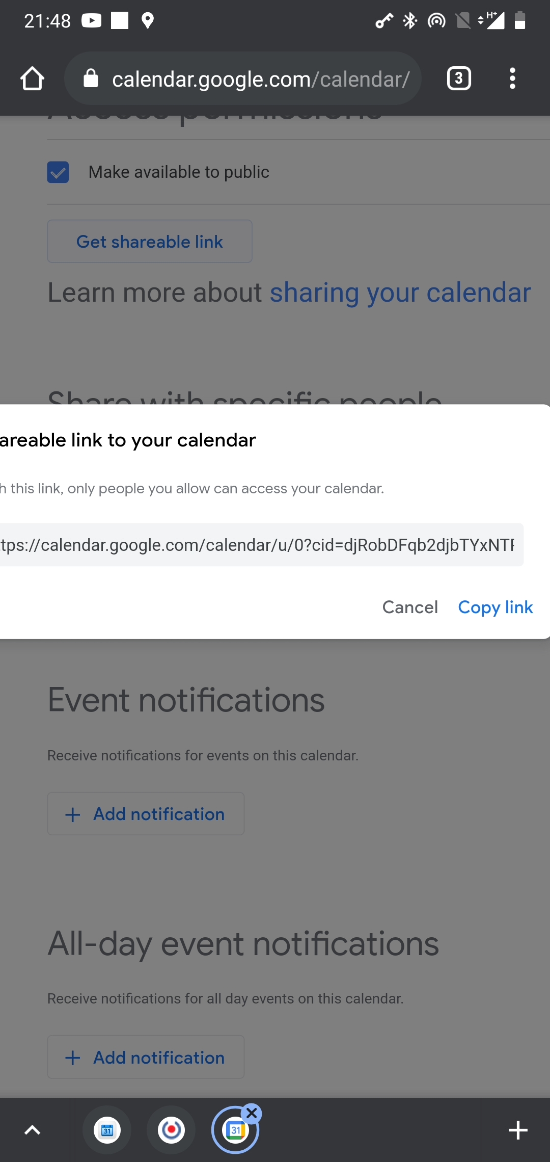 Hyperlinks not showing or working properly - Google Calendar Community