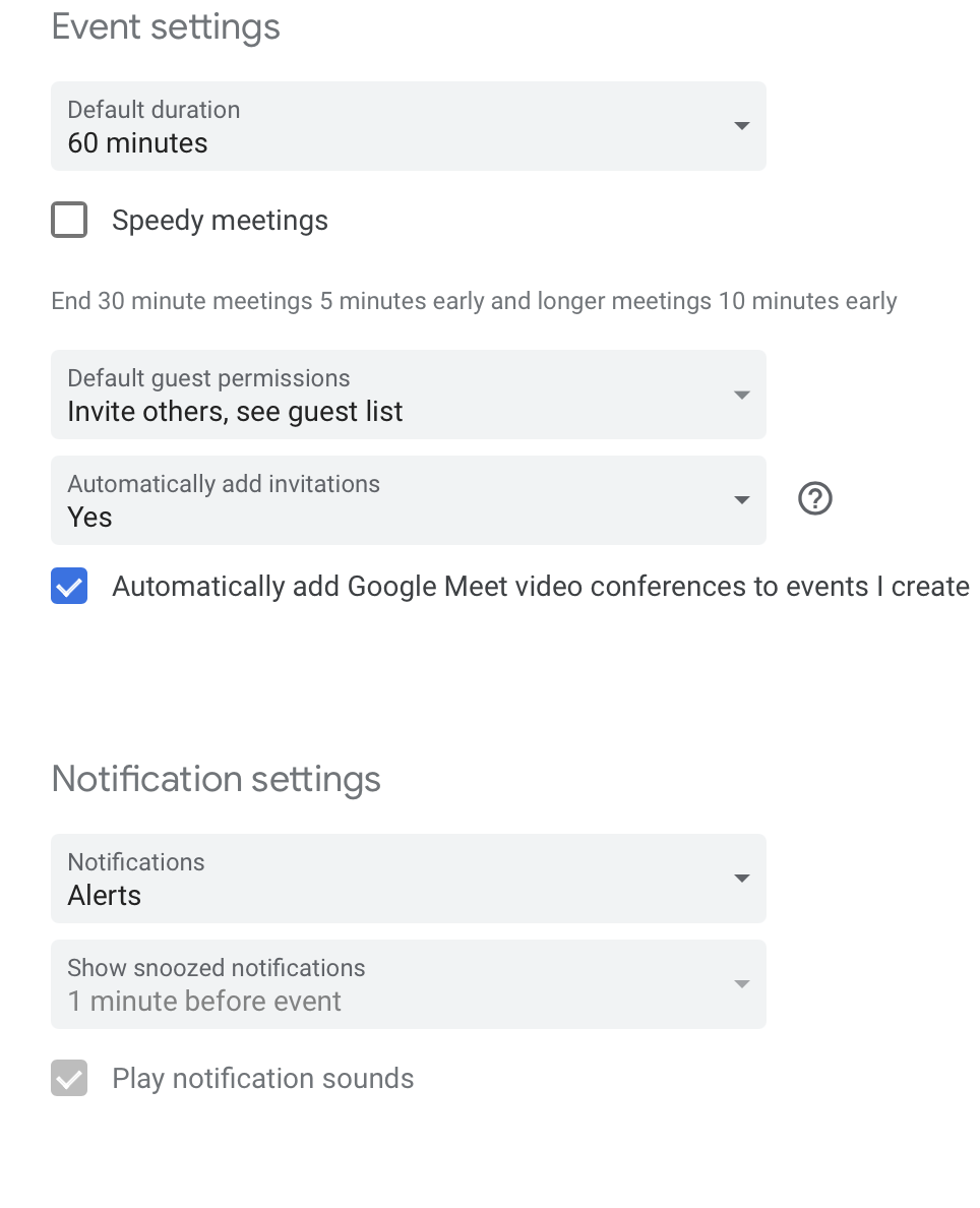 How can I delete an event when Google says I can