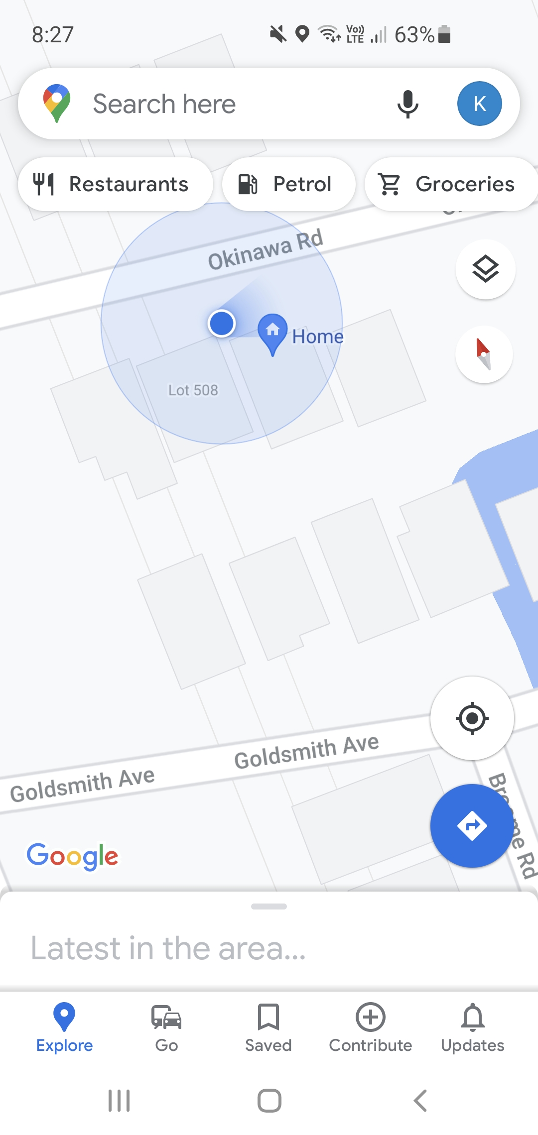 address on google map