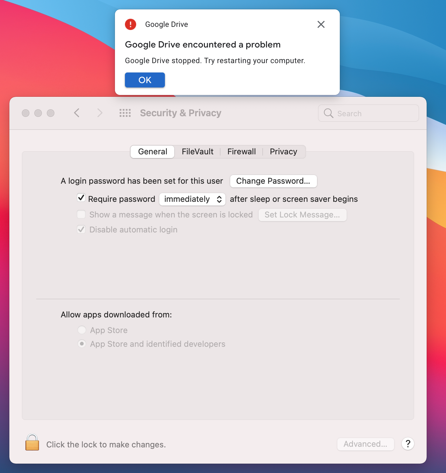 google drive mac backup