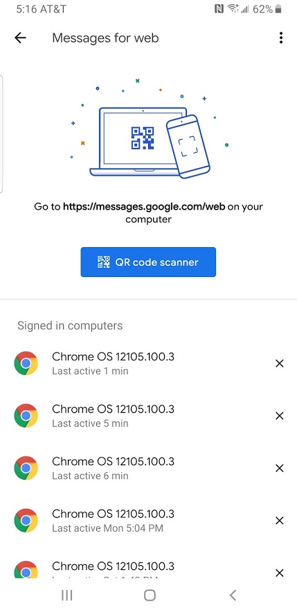 stay signed in on chrome