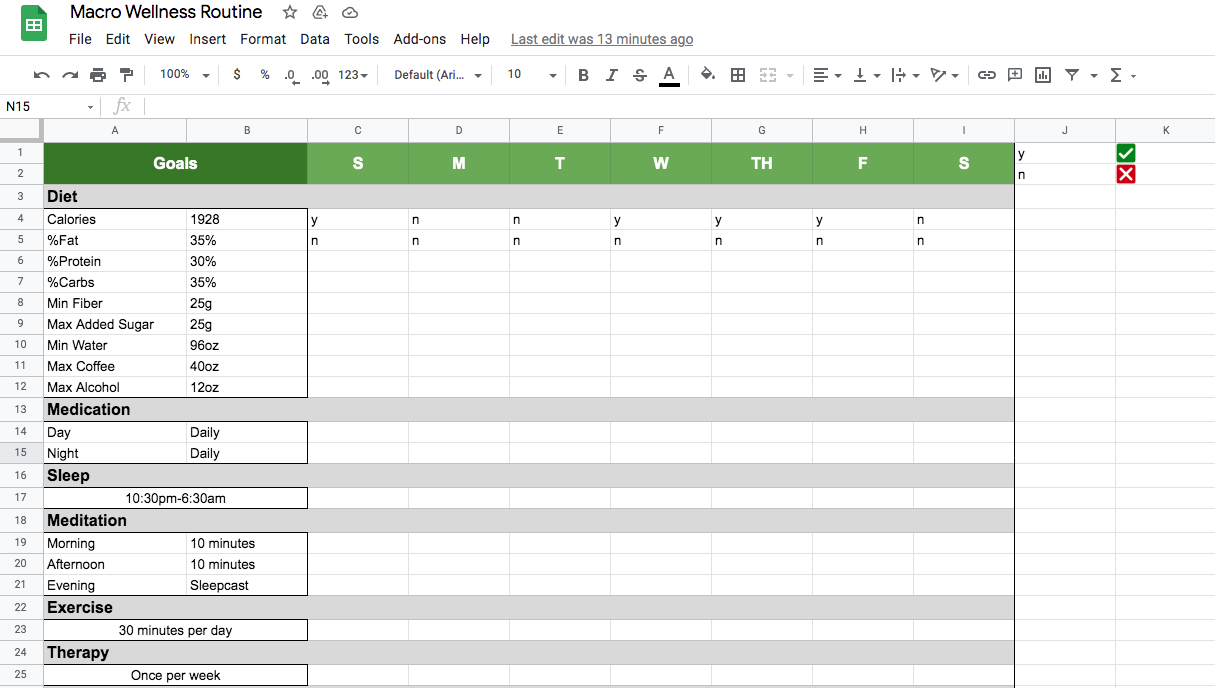 How to Insert Cross Text Symbol in Excel & Google Sheets