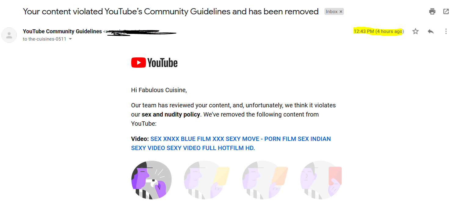 My YouTube Channel Was Compromised and Some One Uploaded Porn On My  Channel, Account Suspended :( - YouTube Community