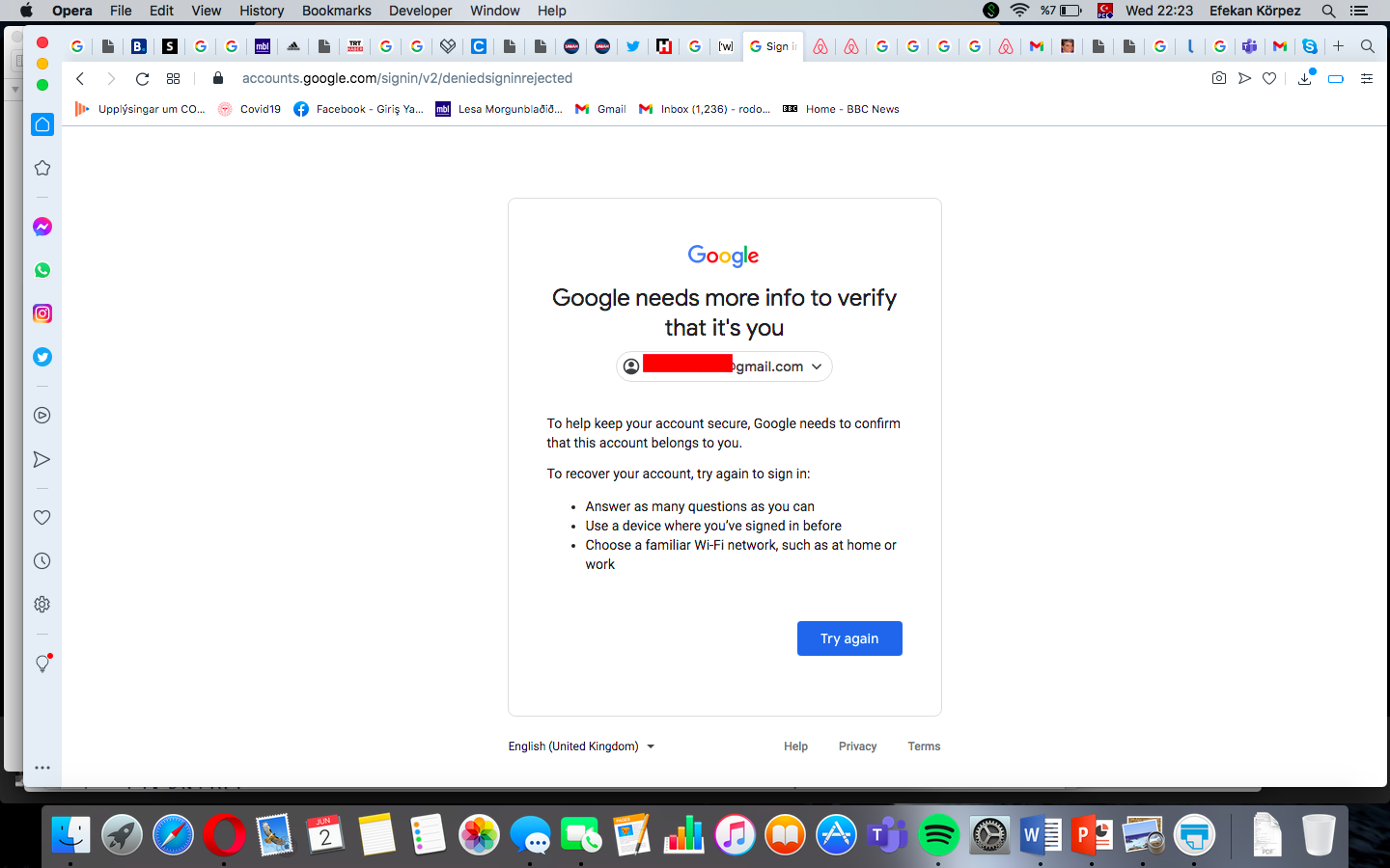 Google Won T Let Me Recover My Account