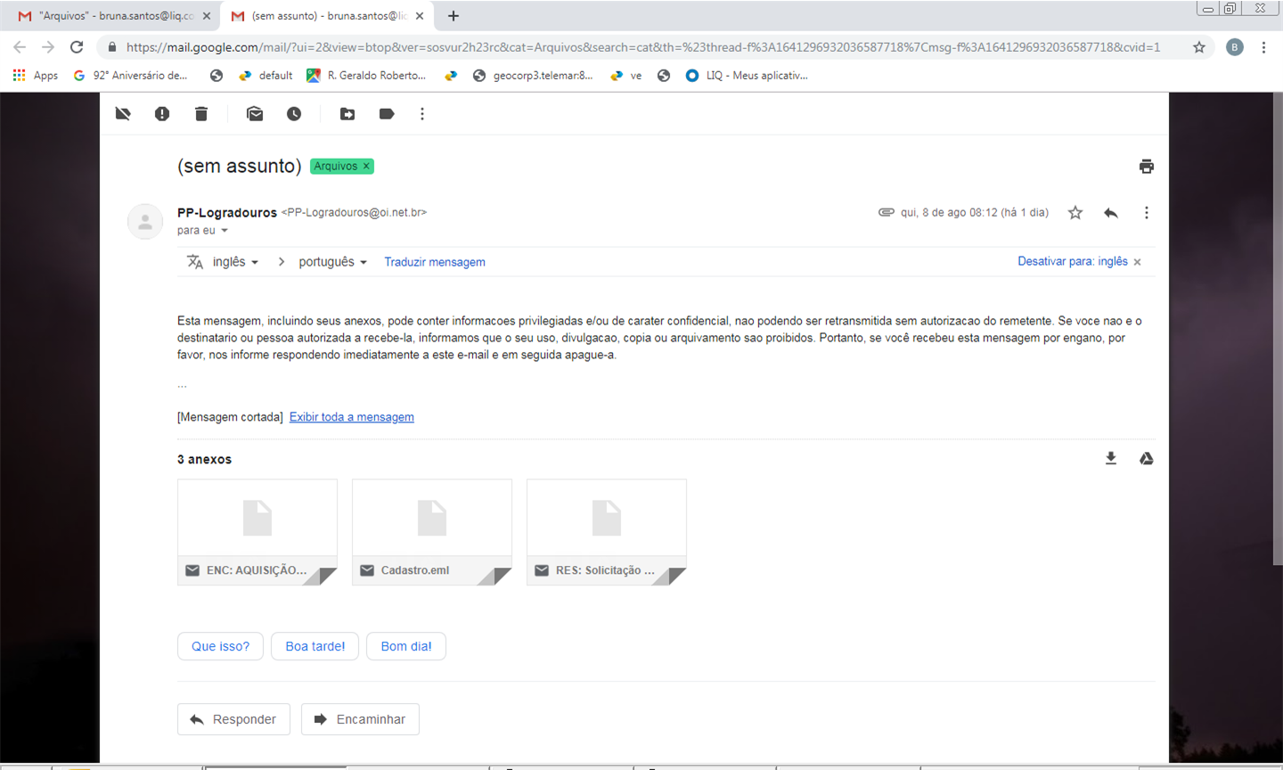 Como responder e-mails anexado? Ao clicar no e-mail anexado ele não me da a opção para responder. - Comunidade Gmail Como responder e-mails anexado? Ao clicar no e-mail anexado ele não me da a opção para responder. - Comunidade Gmail