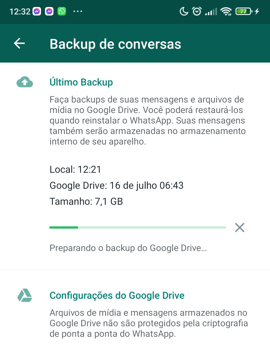 Minhas fts que não fiz backup mas ficou no Google fts pode ser