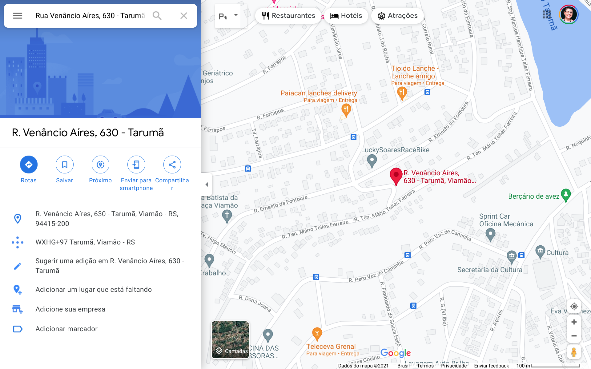 Localização muito errada - Comunidade Google Maps