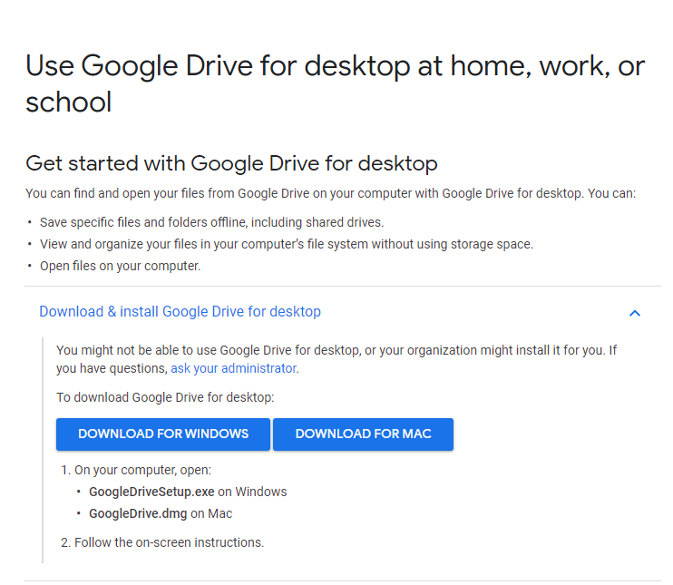 How to Install Google Drive for Desktop (Install & Set Up)