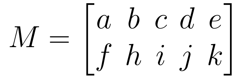 Latex Matrix