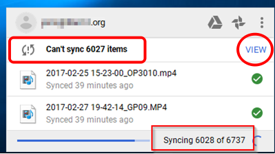 X next to folders from Backup & Sync - Google Drive Community