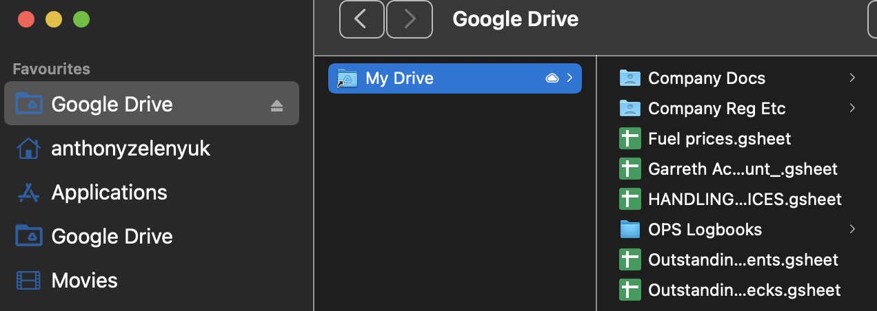 update google drive for mac