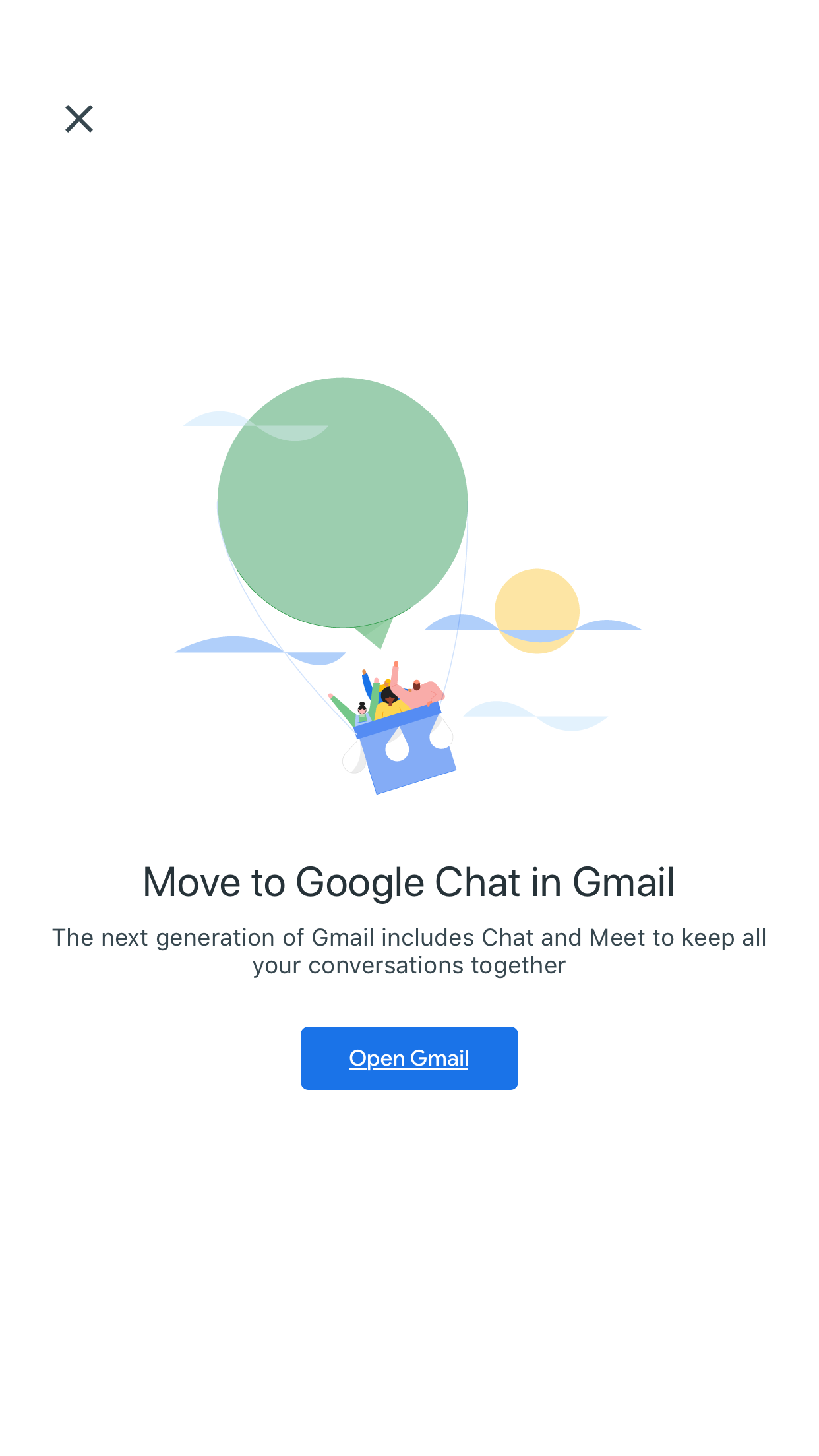 On iphone gchat Google Chat
