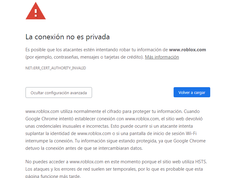 Google chrome no me deja entrar a Roblox - Comunidad de Google Chrome