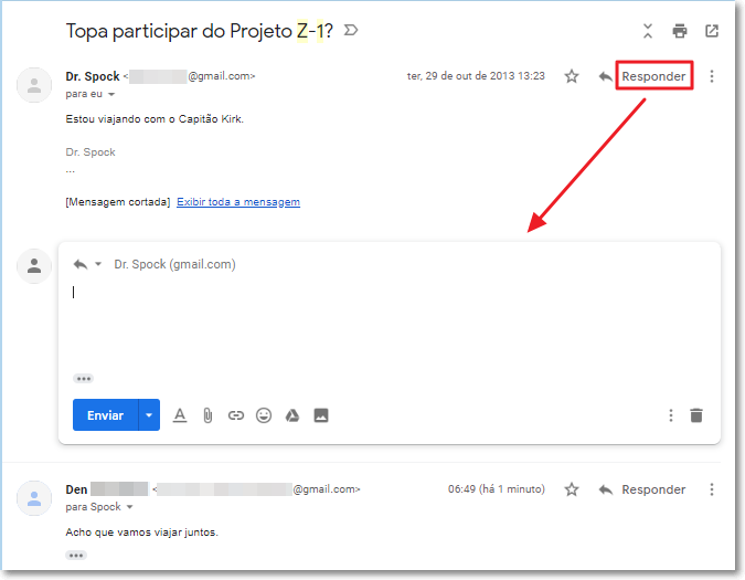 Como Responder E Encaminhar Mensagens De E Mail Utilizando O Gmail Hot Sex Picture 5935