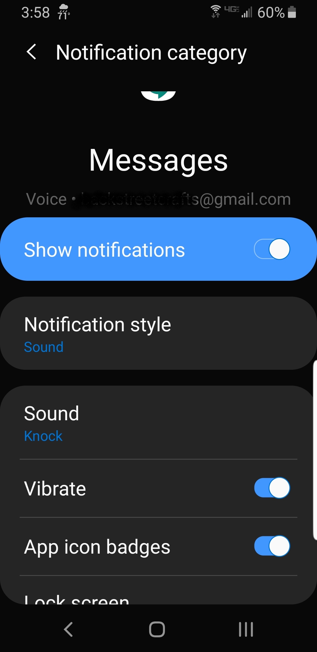 android pie message+ notification