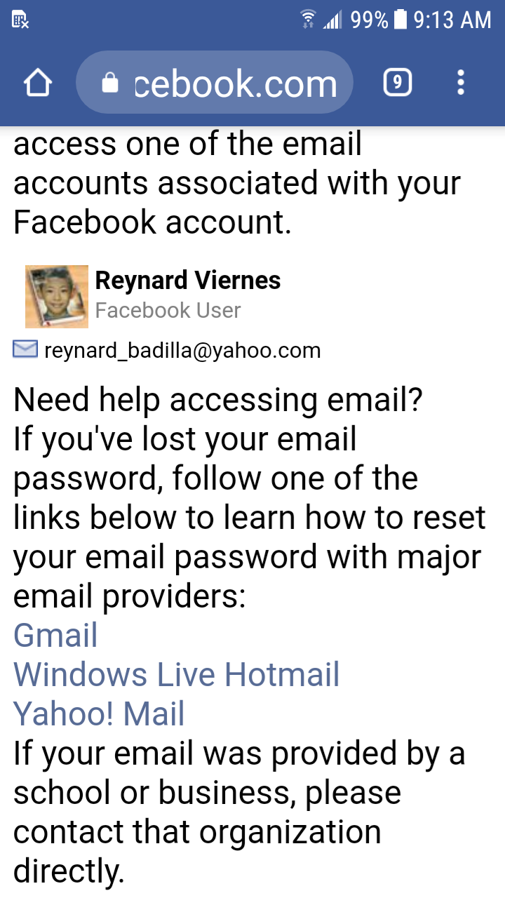 How To Recover your Facebook Account