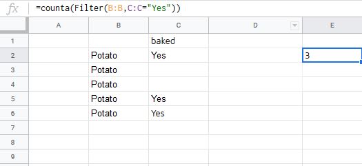 Google Sheets Count If Two Criteria Match In Two Cells In The Same Row Google Docs Editors Community