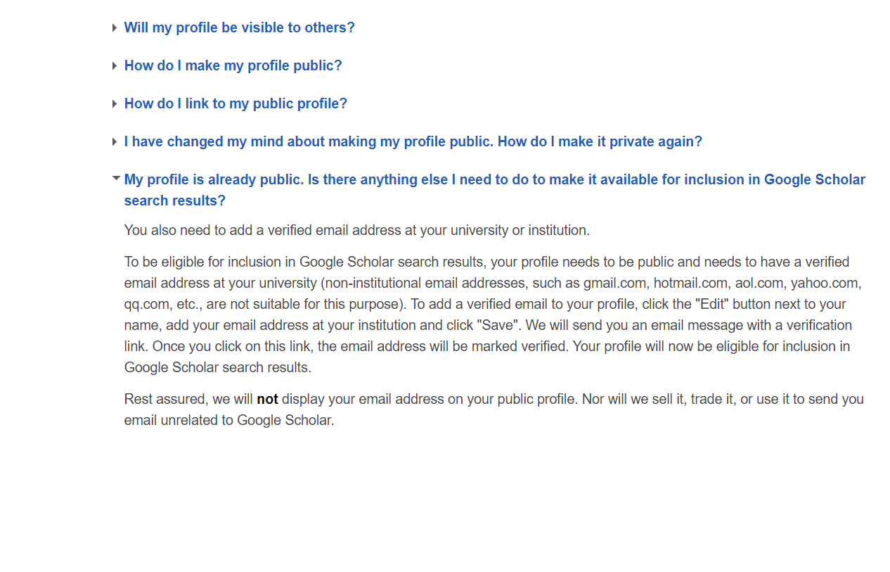 Can I use Google Scholar without verified email?