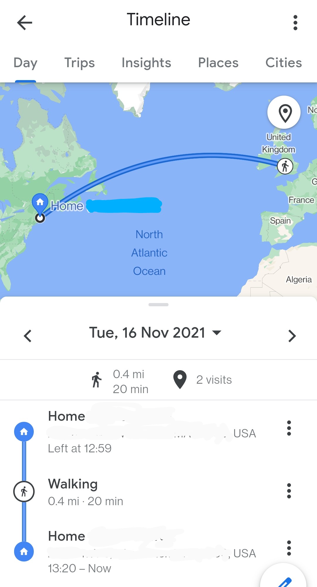 Distance From My Home To Another Address Why Does Google Maps Insist That I Live 3204 Miles Away From Home? - Google  Maps Community