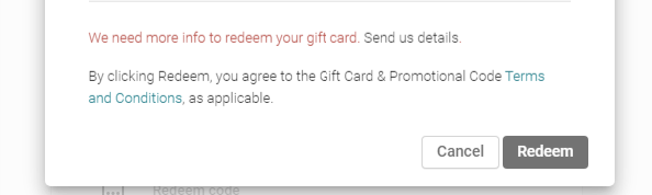 Allow us to check if a giftcard has been redeemed - Website Features -  Developer Forum