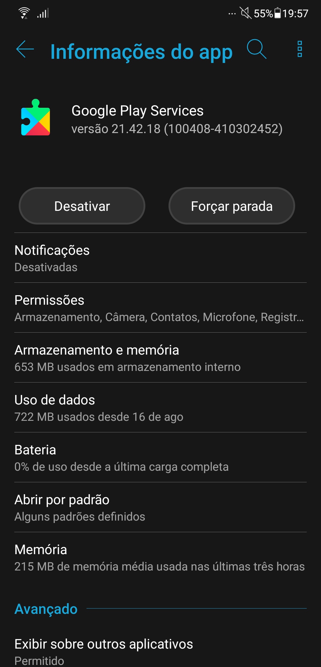 É um erro q vi várias pessoas com o mesmo celular relatando e mesmo assim  não resolvem. - Comunidade Google Play