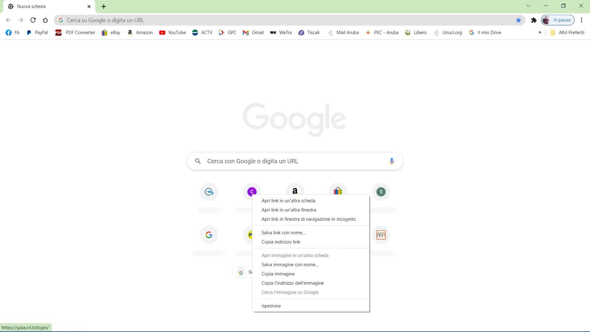 Come posso gestire le 10 icone con i link che ho sotto la casella di  ricerca sula pagina inziale - Community Google Chrome