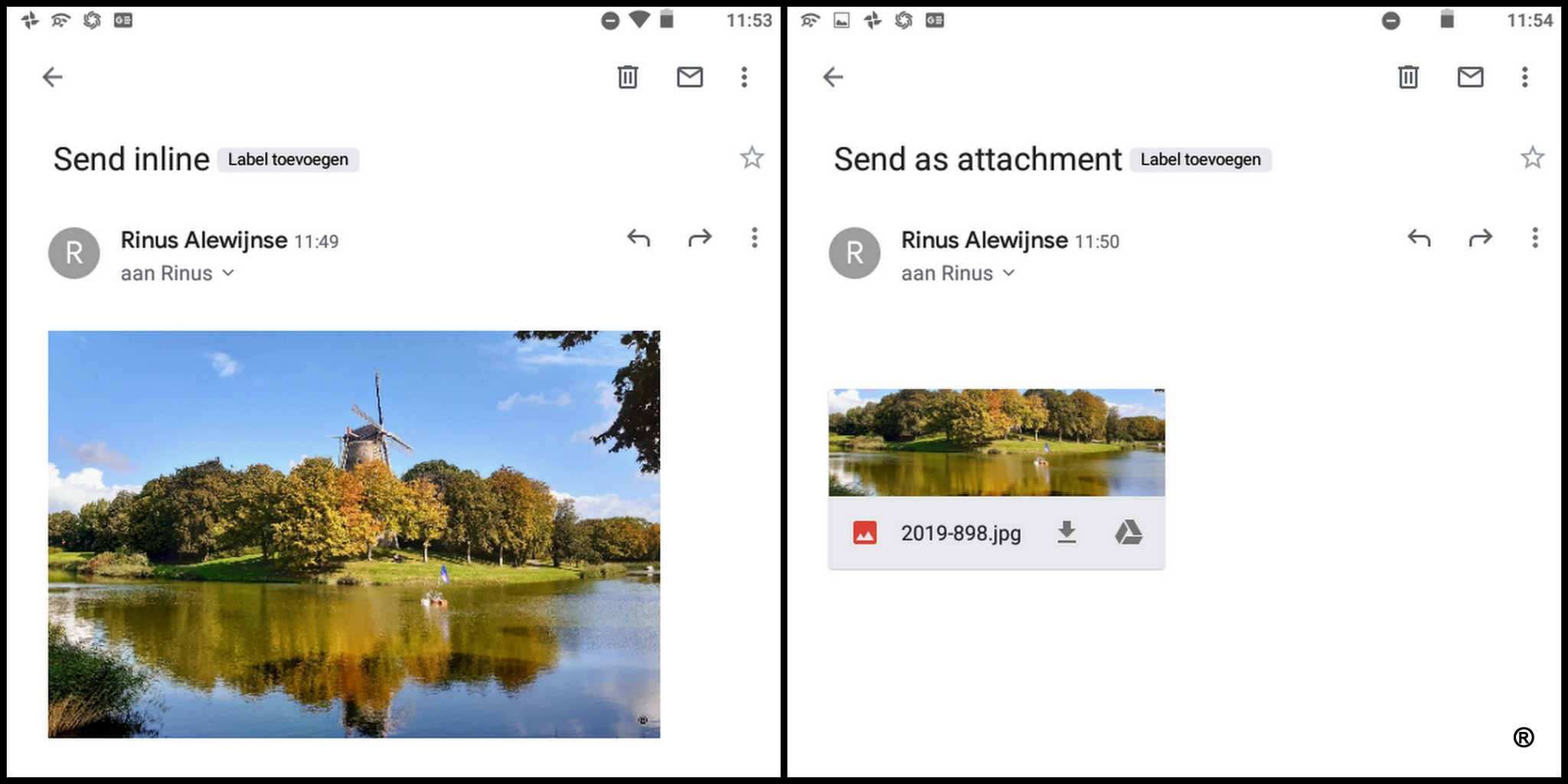 Photo Getting Sent Photos I send are received as links, not in the message - Google Photos ...