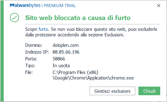 malwarebytes google chrome