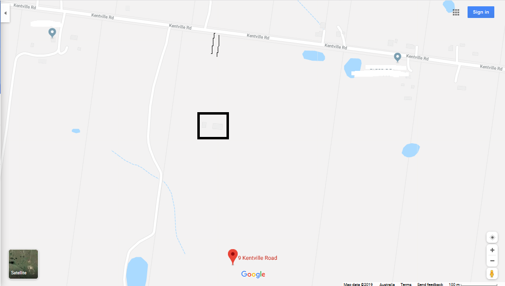 road not visible in google terrain map - Google Maps Community