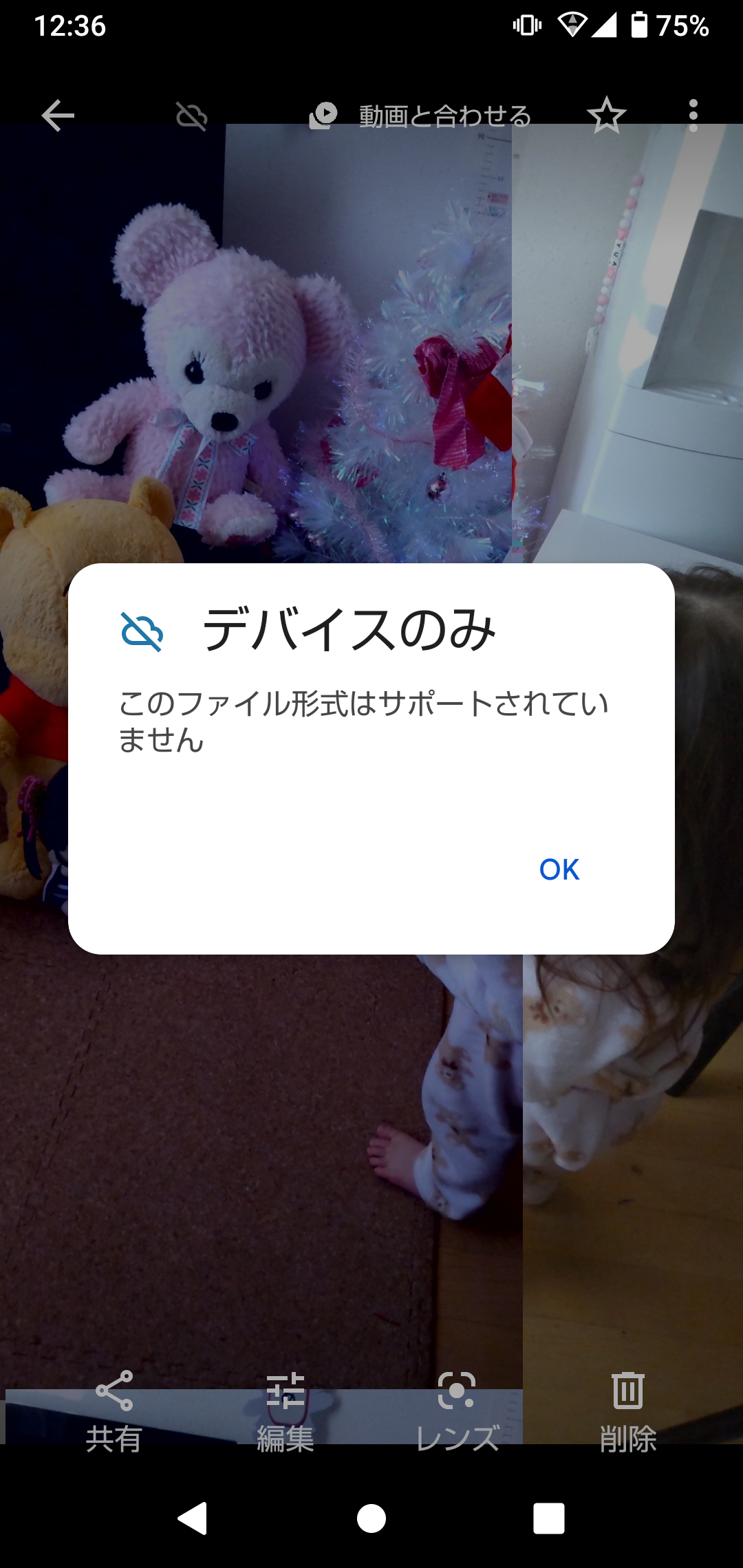 このような感じで壊れています 心もとなく