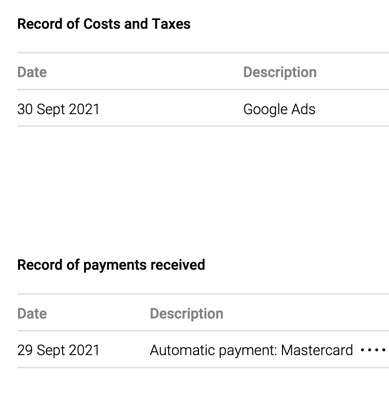 Where can I find a tax invoice as was available prior to October? - Google  Ads Community