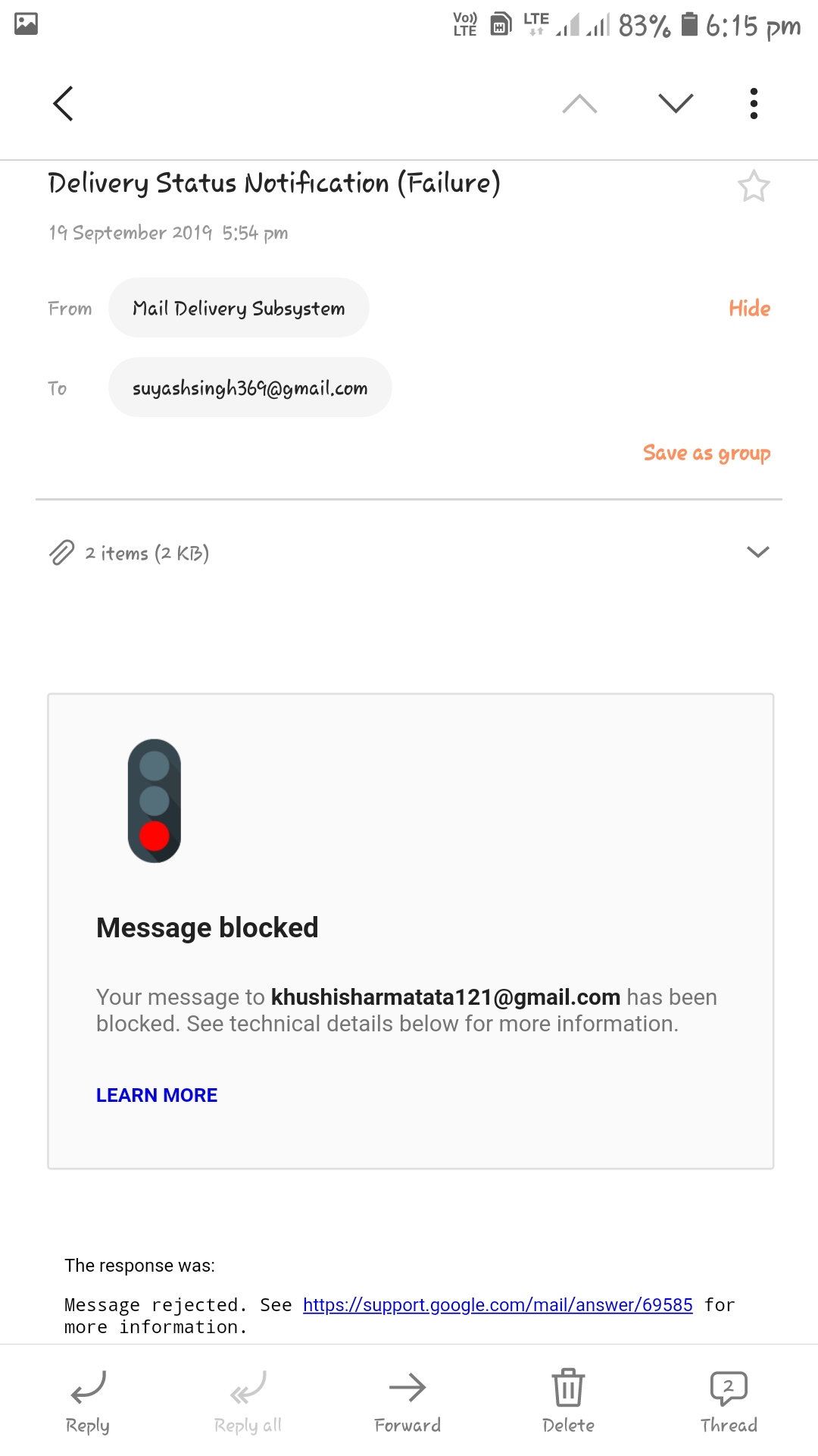 My Email Is Not Sent Why Gmail Community