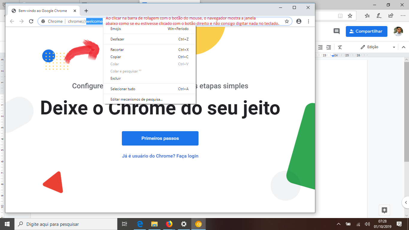 Google Chrome pode detectar erros de digitação - Positivo do seu jeito