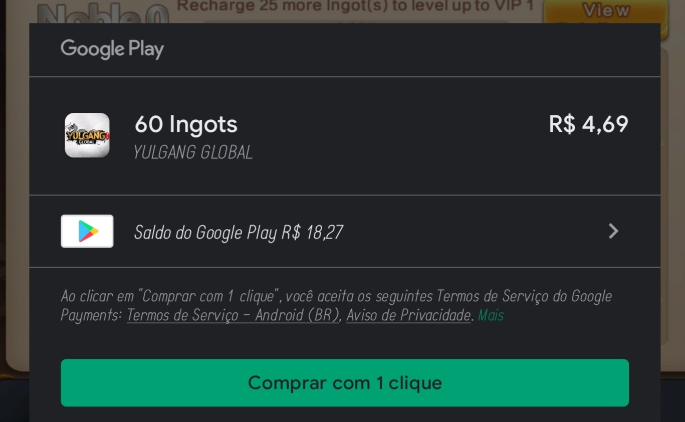 Google Play começa a aceitar pagamentos em reais